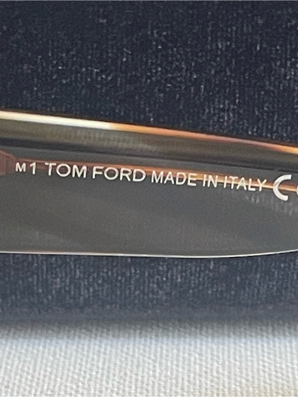 NIB TOM FORD ATHENA TF 1190 53E CAT EYE STRIPED TORTOISESHELL LUXURY SUNGLASSES - Picture 5 of 17